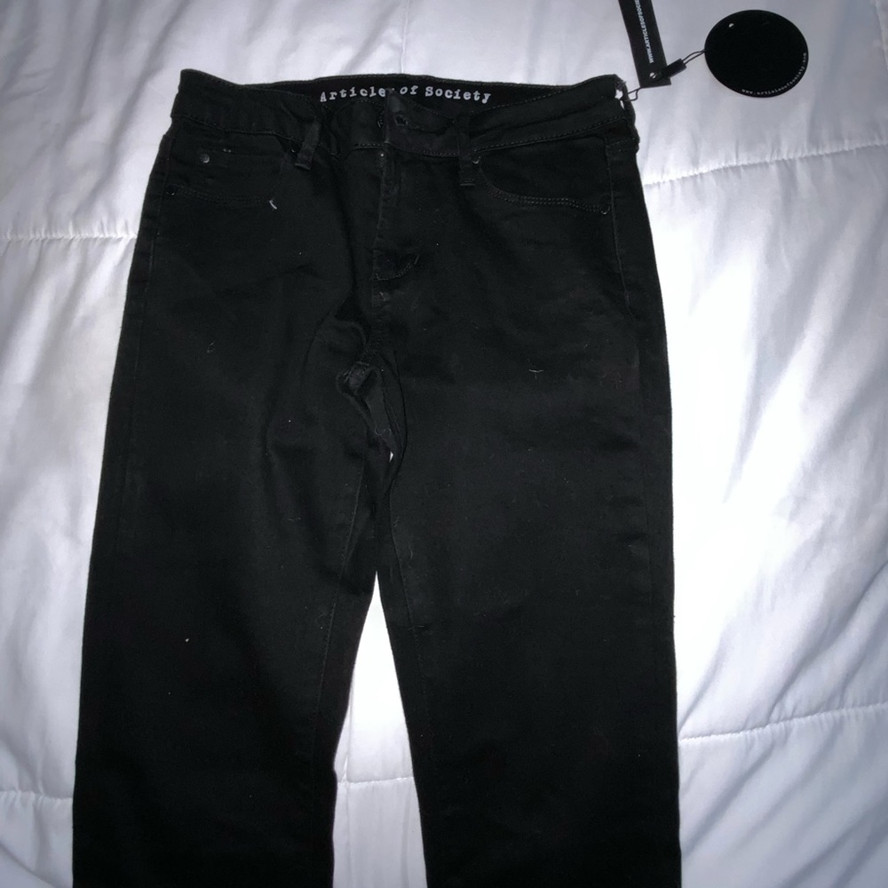 Black flare women jeans